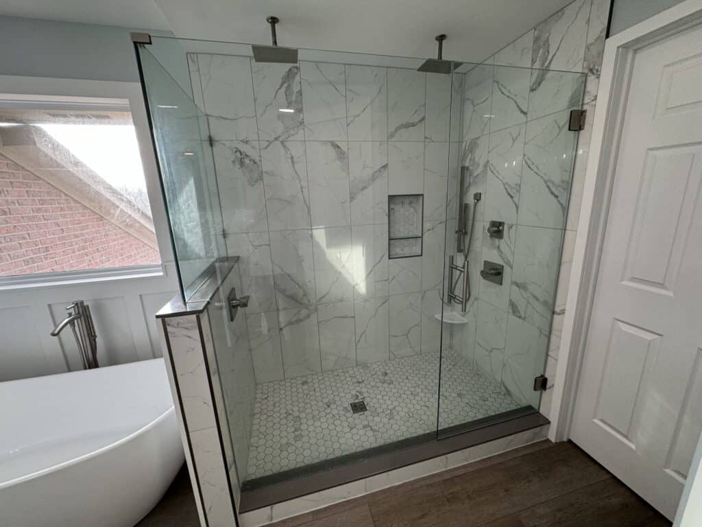 Large shower renovation services