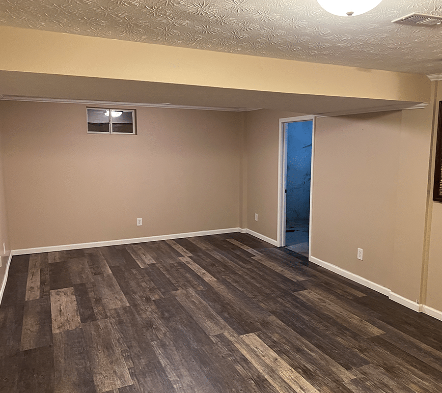 Complete basement finishing around Springboro, Ohio
