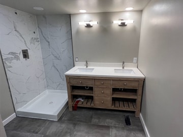 Professional shower renovation services for residential bathrooms.