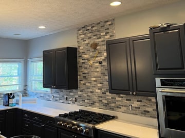 Residential kitchen and bathroom tile installation services.